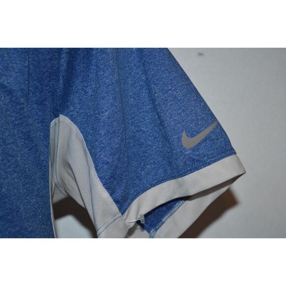 29569 Nike Golf Polo Shirt Blue Polyester Size XL Tour Performance Mens - Picture 5 of 8